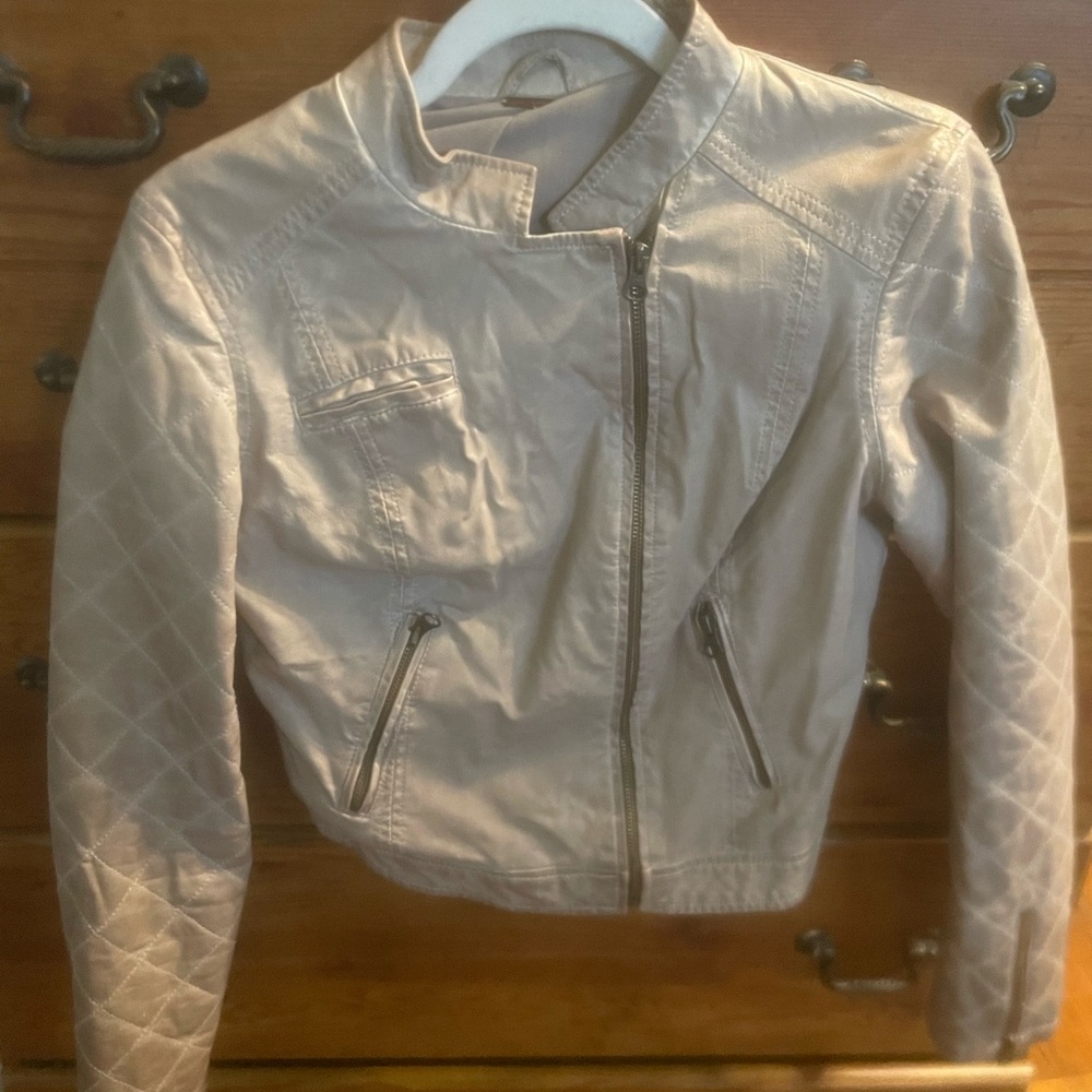 Free people leather jacket